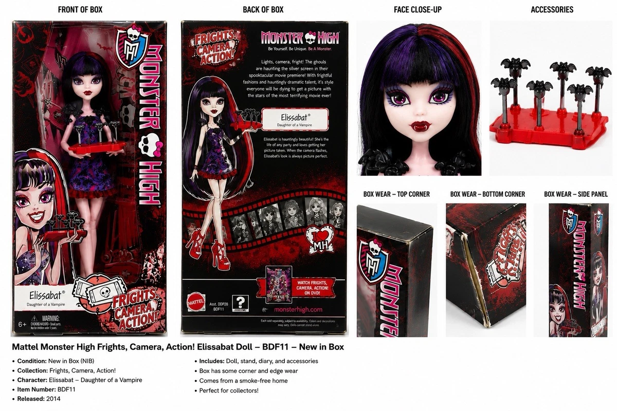 Mattel Elissabat Monster High Dolls & Doll Playsets for sale | eBay