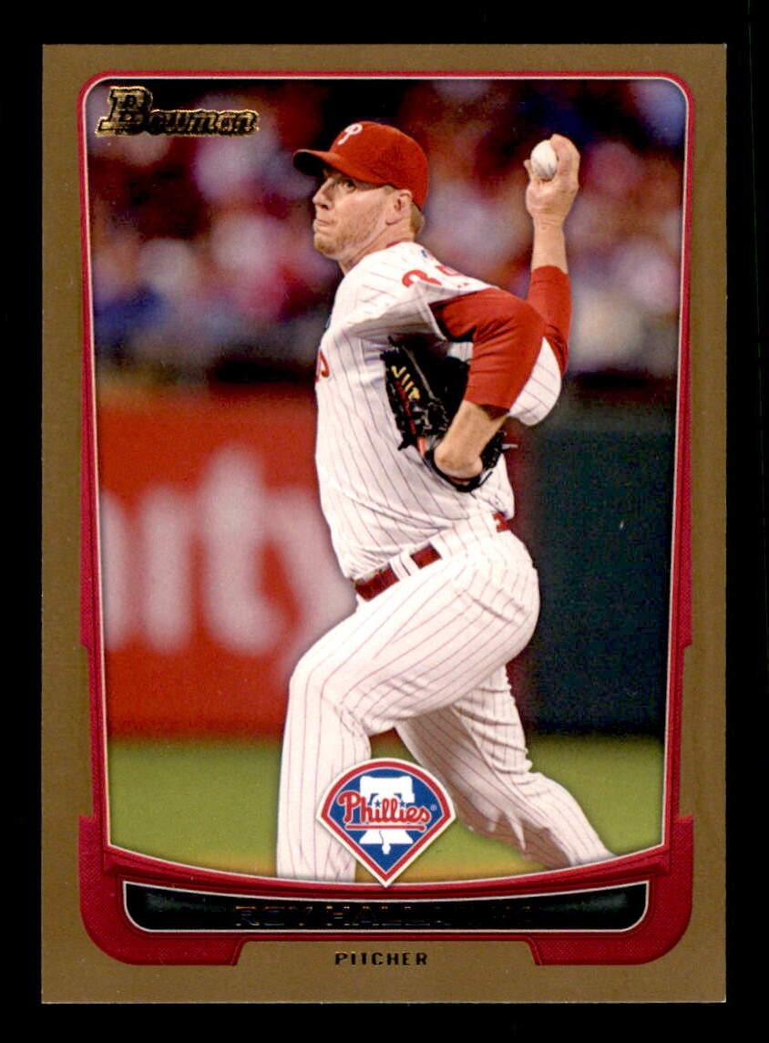 2012 Bowman #75 Roy Halladay Gold