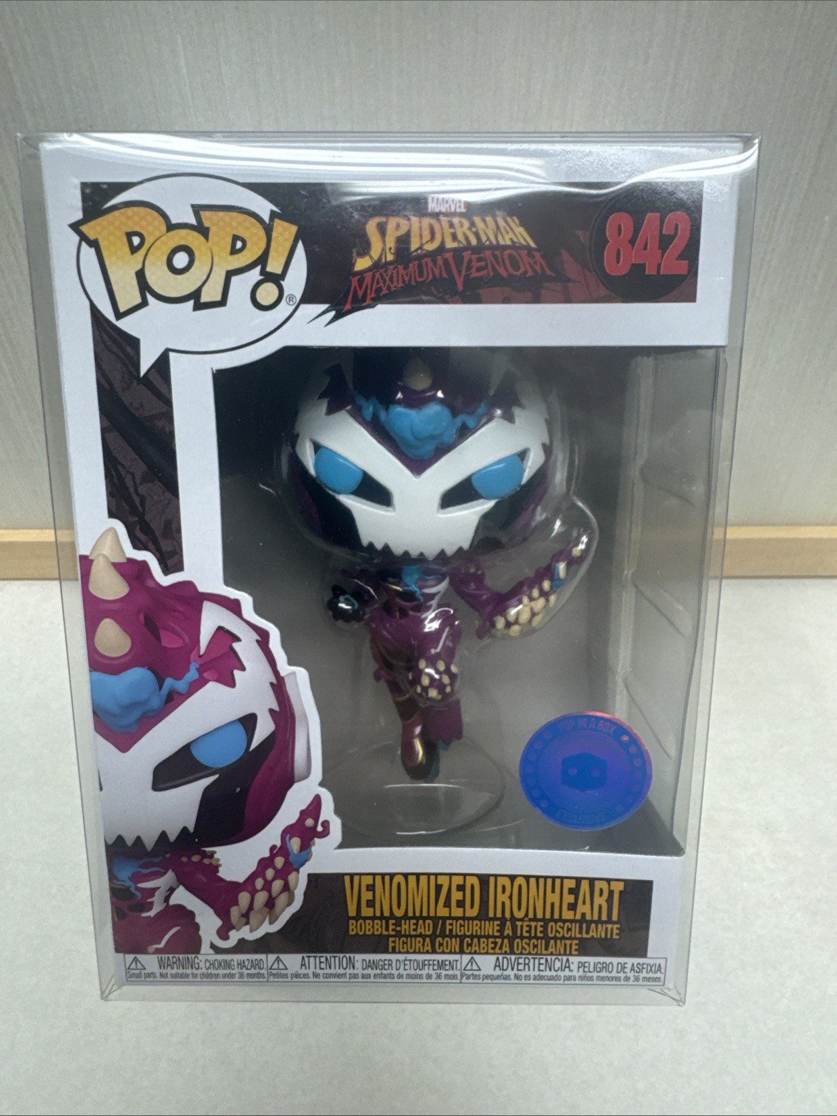 Funko Pop! Vinyl: Marvel - Venomized Ironheart - Pop In A Box (Exclusive)