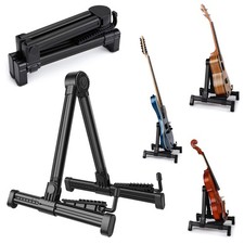 2 Pack Foldable Multi-Instrument Stand - Folding Holder for Electric Guitar, ...
