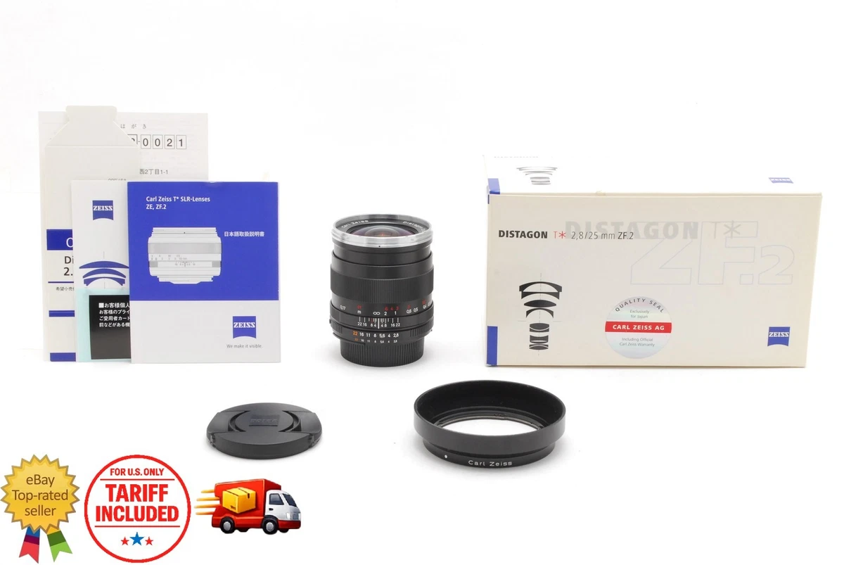 Carl Zeiss f/2.8 Camera Lenses 25mm Focal for sale | eBay