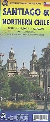 ITM City Map Santiago 1 : 12 500 / Northern Chile 1 : 1 770 000 9781771297127