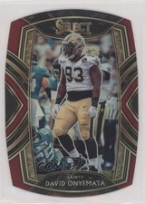 2020 Panini Select Club Level Maroon Prizm Die-Cut David Onyemata #299 0b3