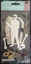 NEW Jolee's Boutique Halloween MUMMY COFFIN scrapbooking Stickers Snake Scorpion