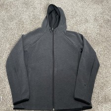 Lululemon Hoodie Women  s Medium Charcoal Gray Full Zip Athletic Lightweight 135