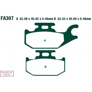 Plaquettes de frein avant pour SSV Can-Am Commander Max 1000 XT 2014