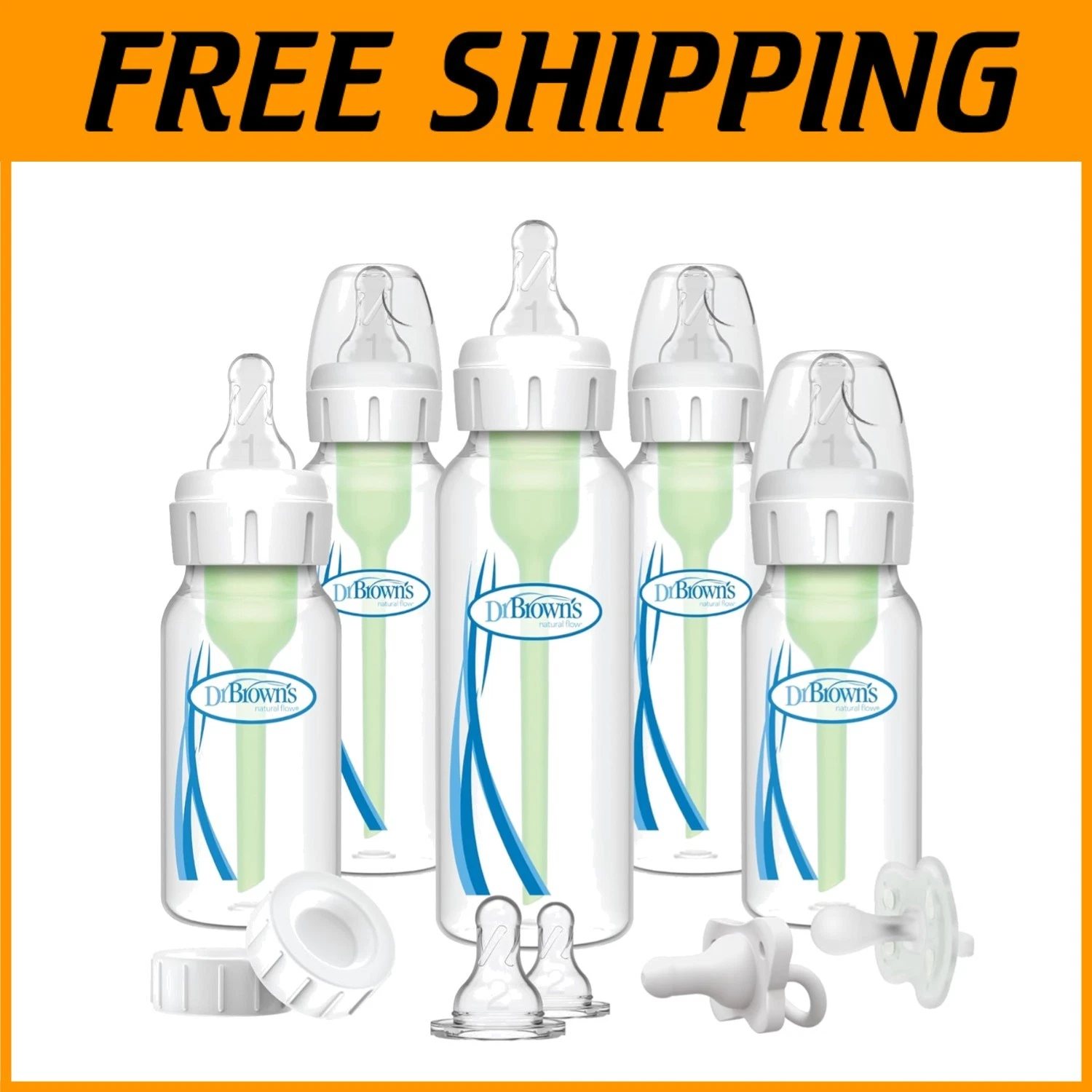 Dr. Brown's Anti-Colic Baby Bottle Gift Set