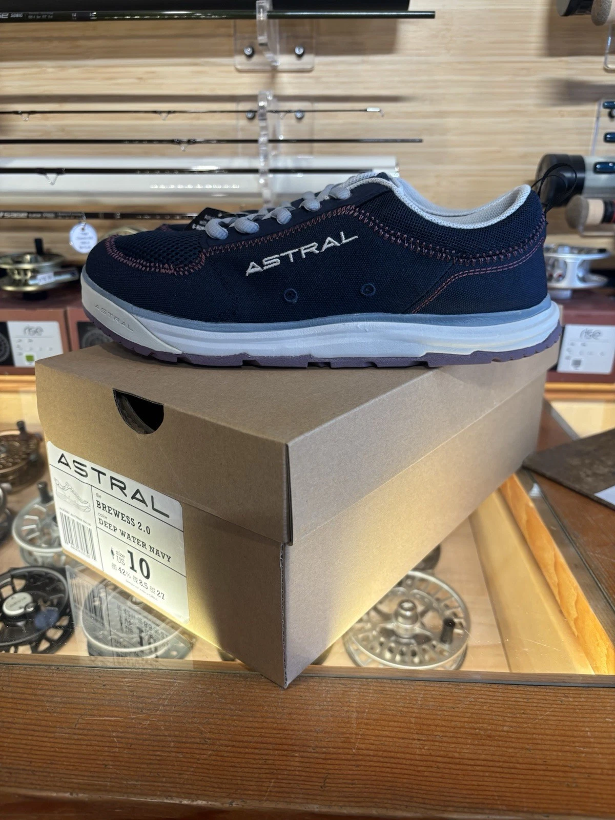 Astral Women's Brewess 2.0 Water Shoe; Deep Water Navy; US W10; Hiking, Wading
