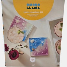 2ct Shell Resin Coasters Craft Kit   Mondo Llama