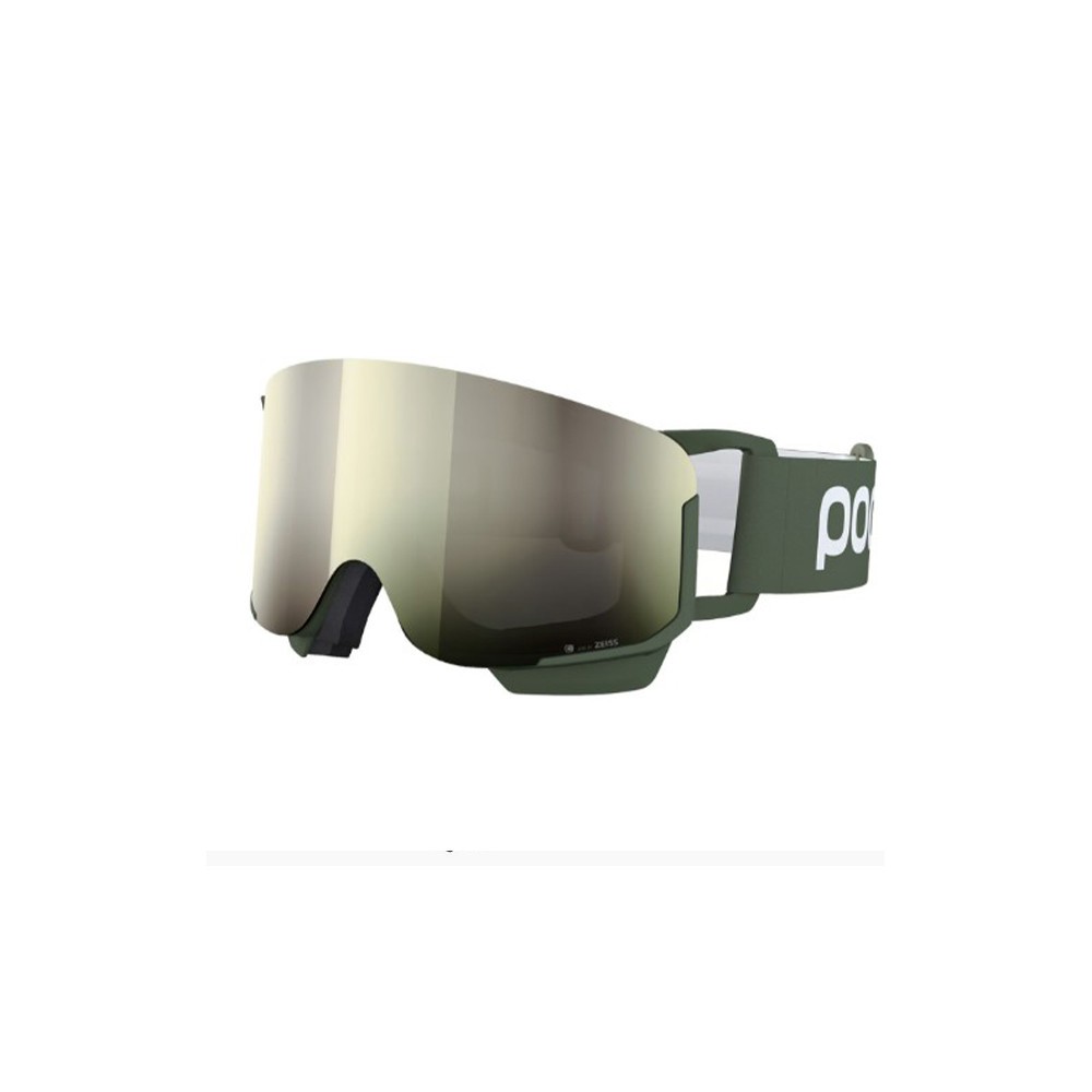Masque de ski Nexal Mid Epidote Green avec écran Partly Sunny Ivory taille M