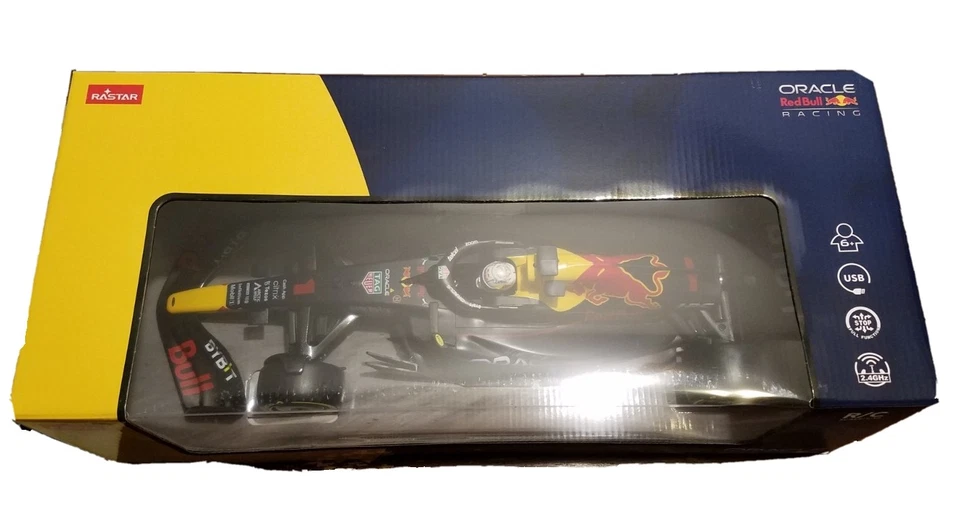 Rastar Oracle Red Bull Racing RB18 Formula 1 RC Car 1:12 Scale – USB Recharge - Image 2 of 4
