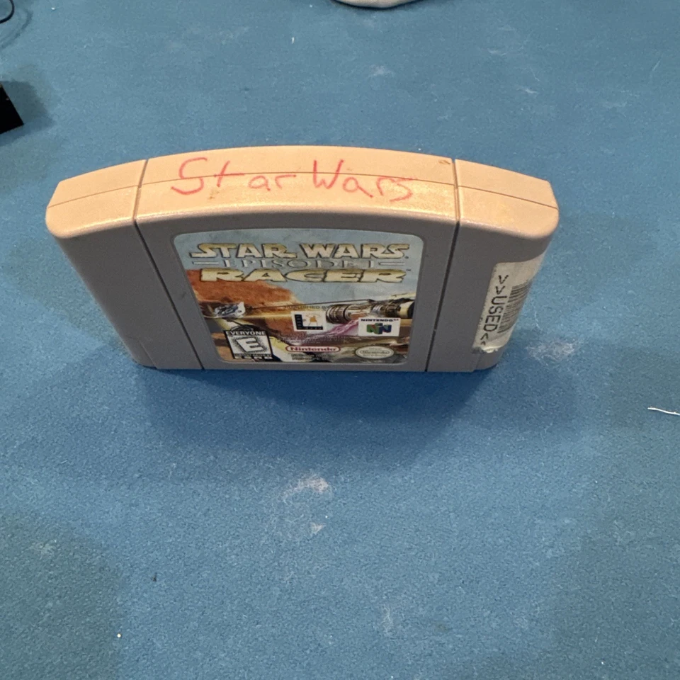 Star Wars Episode 1 Racer (Nintendo 64, N64, 1999) Authentic Cartridge   - Image 2 of 4