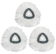 Spin Mop Replacement Head,Microfiber Mop Head Refills Easy Cleaning Mop Head,...