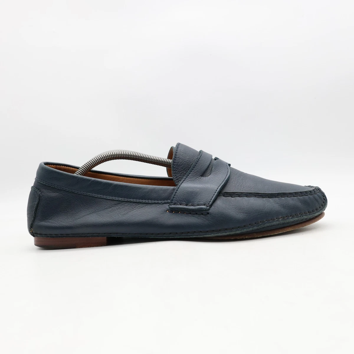Polo Ralph Lauren Roderick Driving Loafer 10.5 Polo Ralph Lauren Roderick Navy Blue Leather | Mercari main image 4
