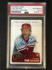 Tom Seaver Reds 2005 Topps Pristine Legends Signed Autograph PSA DNA *76