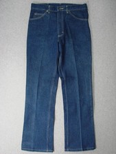 TI13407 USA VINTAGE 1980s LEE LOT 202 BOOT CUT JEANS 33x32 msr 33"x32" DARK