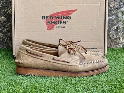Size 11E - Red Wing 9158 Wabasha Suede Crepe Moccasins EU Exclusive USA Made New