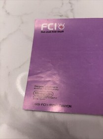 Nintendo NES Phantom Fighter Manual Only 