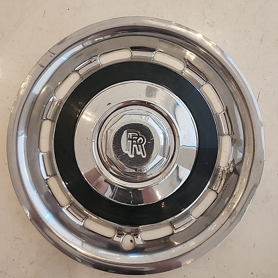 Vintage Rolls Royce Silver Hub Cap Wheel Dust Cover