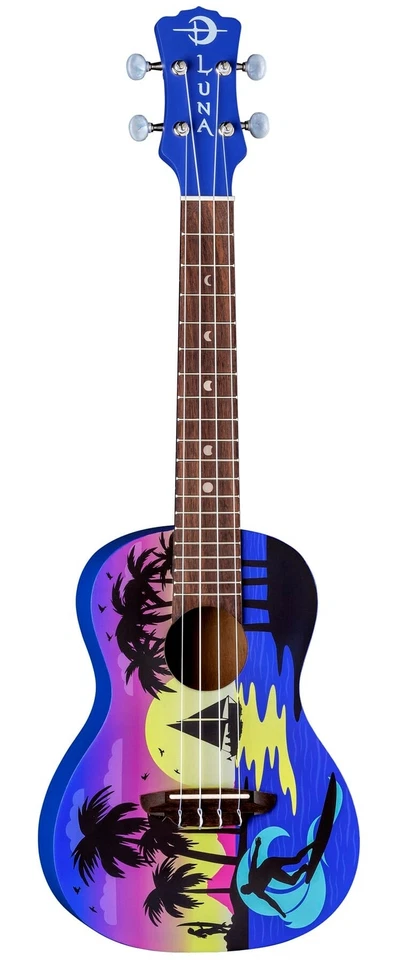 Luna 吉他 Kauwela Summer Concet 尤克里里 带琴包,UKE KAUWELA C — 第 2/2 张图片