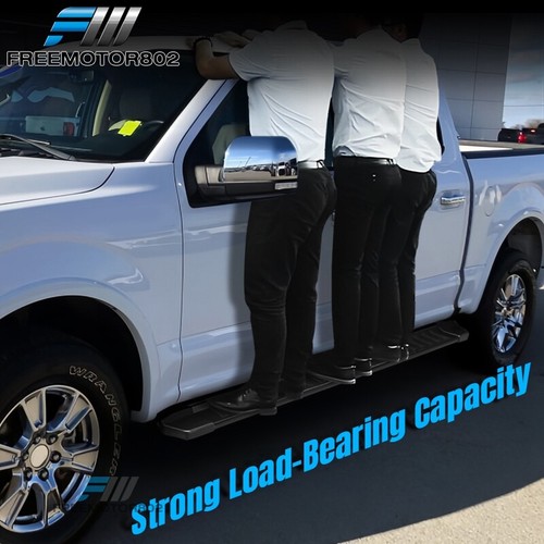 Fit 2015-2023 Ford F150 Super Crew Cab 6" Running Board Side Step Nerf Bar Black - Picture 10 of 13