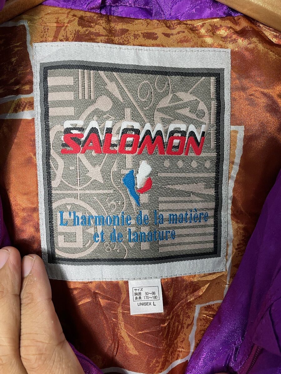 Vintage Salomon Insulated Ski Jacket Winter Wear Multicolor Vintage Salomon Insulated Ski Jacket Winter Wear Multicolor