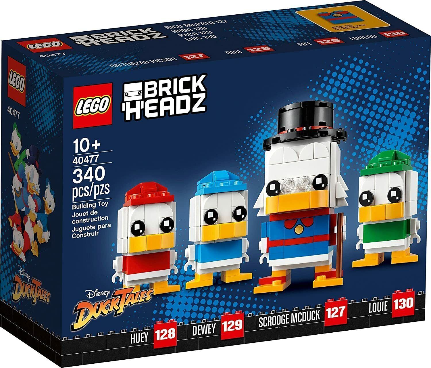 LEGO: Brickheadz - 40477 [Конструктор из 340 деталей для детей старше 10 лет со Скруджем Макдаком] НОВИНКА