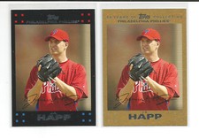 J.A. HAPP 2007 Topps Update RC (2) inc GOLD /2007 Cardinals Pack Fresh!