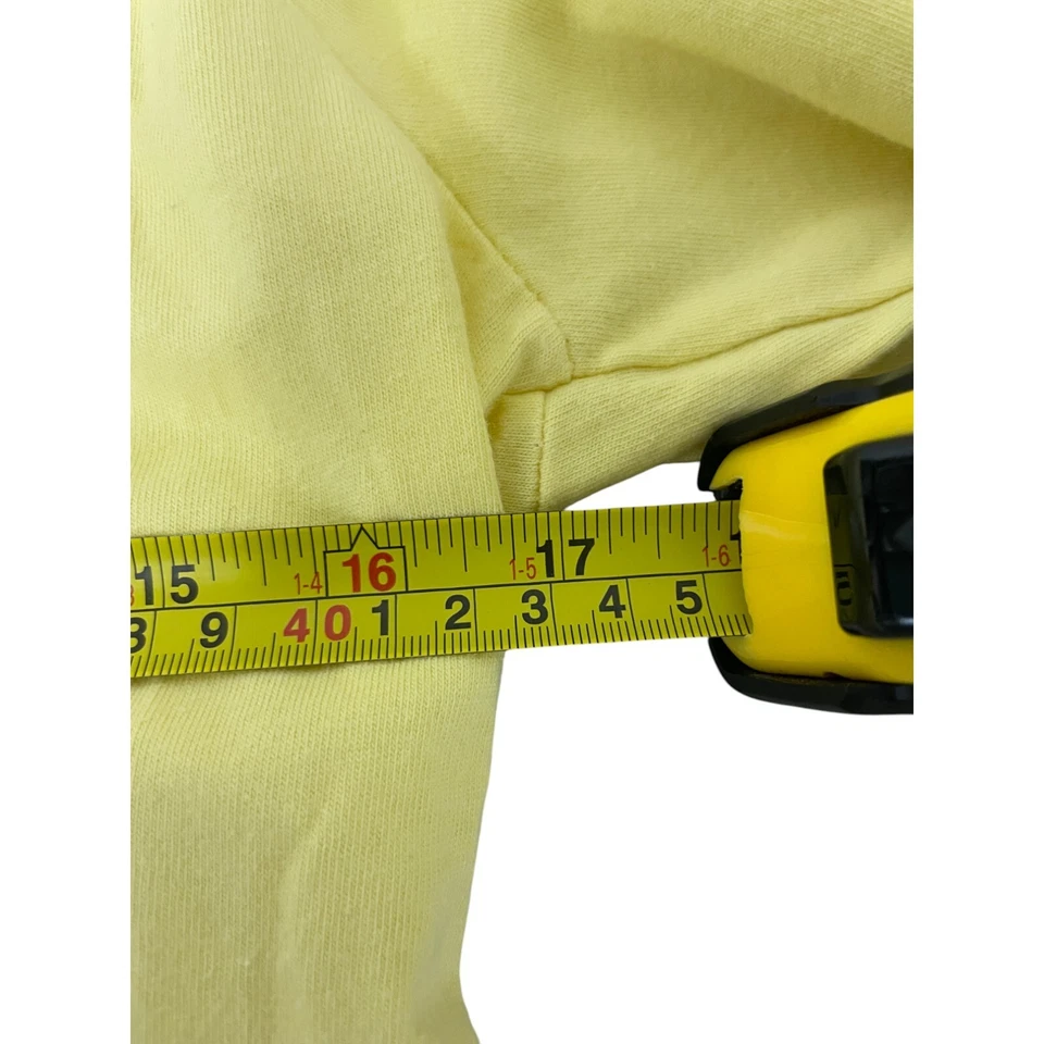 Camiseta Guy Harvey Mujer Mediana Amarilla Manga Larga Escote en V Gráfico Tropical Foto 4 de 4