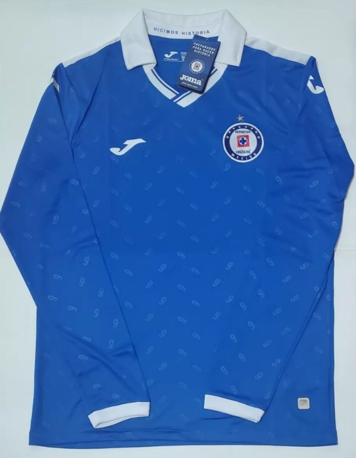 JOMA CRUZ AZUL CHAMPIONS COMMEMORATIVE MEN'S HOME JERSEY 2021/22