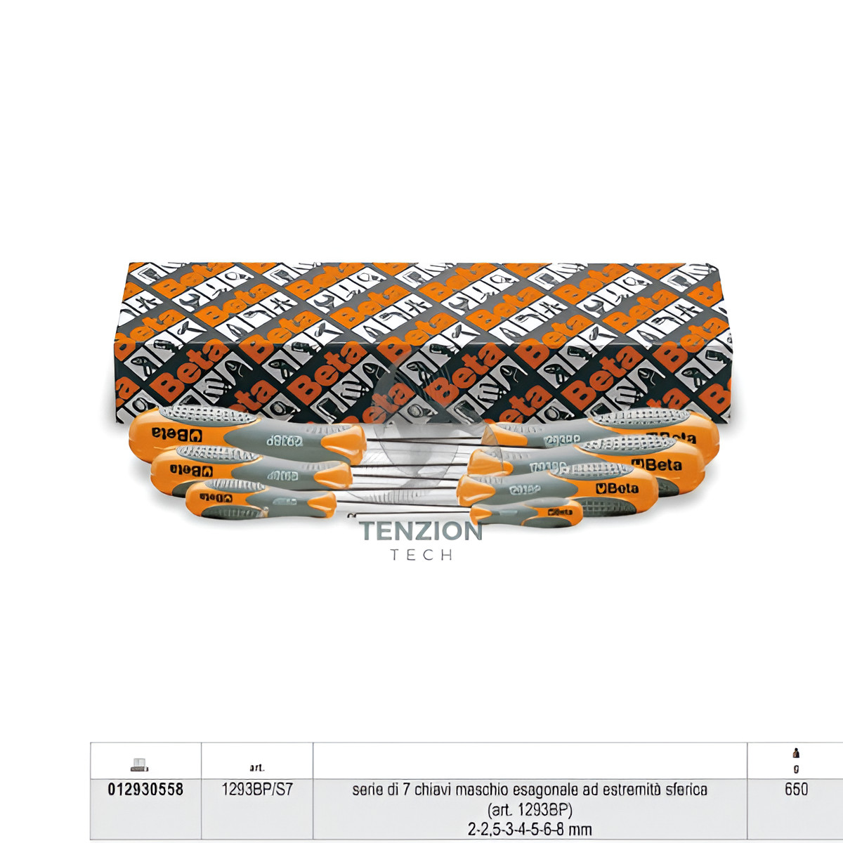 OFFERTA Beta 1293BP/S7: Serie 7 Giraviti Esagonali Sferici al Miglior Prezzo