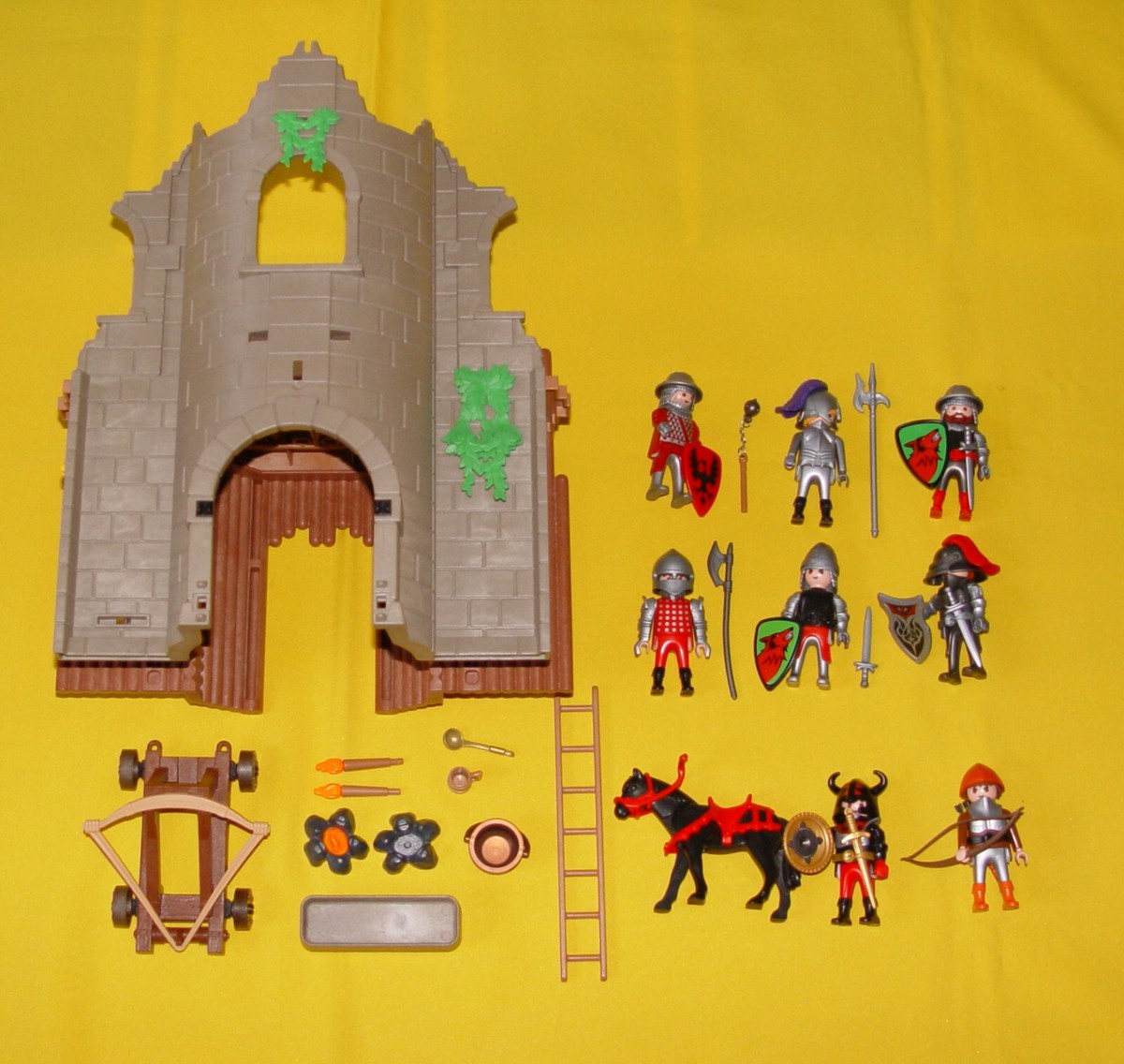 Playmobil 4435 Forteresse Ruine Des Barbares – Château Médiéval, Jeu D'occasion