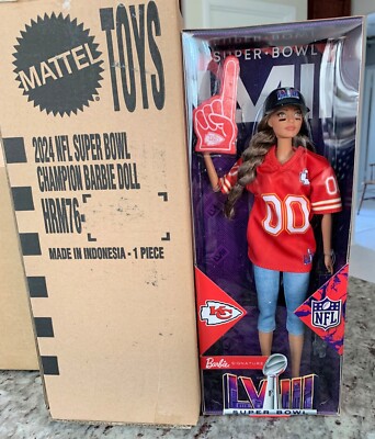 2024 Barbie Signature NFL Super Bowl Champion Doll Kansas City Chiefs ...