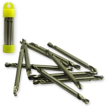 100 pc Double Ended Cobalt M35 Drill Bits- 1/8"