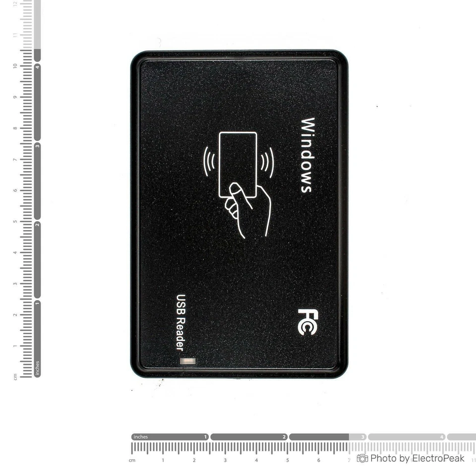 USB RFID CARD READER 125Khz USB for Win-PC First 10 Digit Plug & Play with Cable - Image 4 of 4