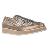 Donald J Pliner Maze Perforated Woven Loafers - Light Bronze/light Bronze on sale Donald J Pliner Maze Perforated Woven Loafers - Light Bronze/light Bronze on sale