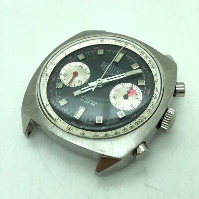 [w2003] HEUER 17J Valjoux Cal.23 Overhauled Hand winding Chronograph EX/VG