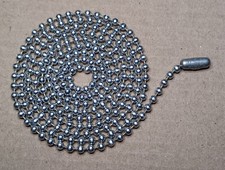 27 inch Aluminum 2.4mm Military Ball Bead Dog Tag Chain Necklace Made In USA