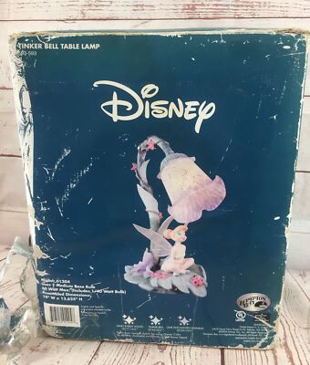 Disney Tinkerbell Fairy Tulip Lamp Table 14 Inch Hampton Bay 2004