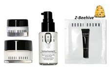 4 pc Bobbi Brown Skincare To Go New in Box Cleansing Oil  Face  Eye Cream 