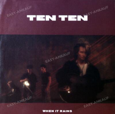 Ten Ten - When It Rains GER 7in 1986 (VG+/VG+) '