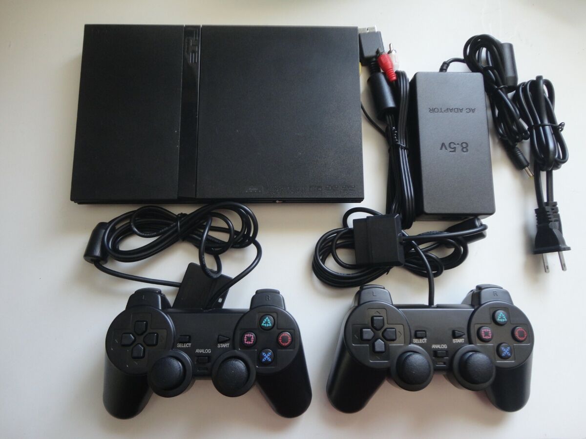 Playstation 2 PS2 Slim Console System Bundle w/ Controller – The Game Island