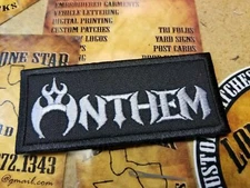 EMBROIDERED ANTHEM HEAVY METAL PATCH (Please Read Ad)