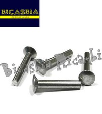 3027 - KIT 10 PEZZI RIBATTINO STRISCE PEDANA 3,5 X 23 VESPA 50 SPECIAL R L N