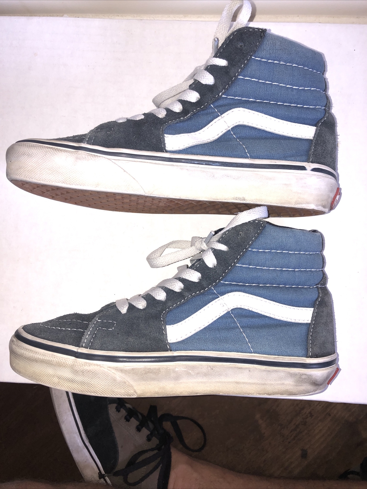 Vans Hightop Skateboard Shoes Old Skool Boys/Mens Siz… Gem