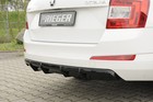 Rieger-Tuning Heckeinsatz Schwarz Glanz passend für Skoda Octavia 5E 00088111
