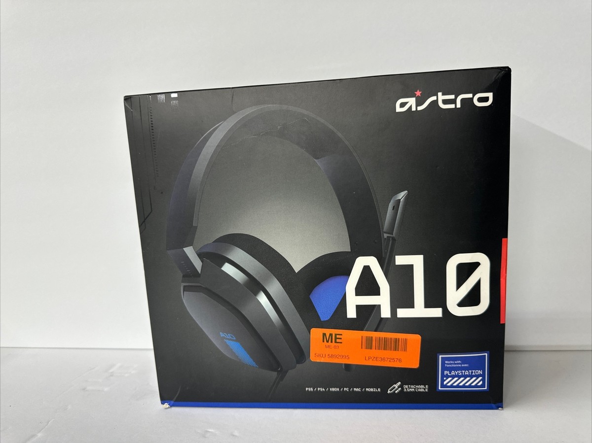 Astro Gaming A10 Lightweight Wired Gaming Headset Mic Blue/Black
