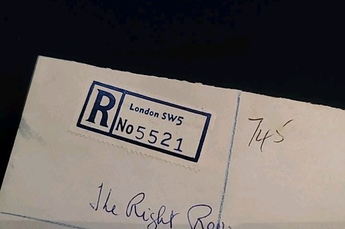 Reine Elizabeth Signé Autographié Manuscrit Royal Buckingham Palace Enveloppe - Photo 10 sur 24