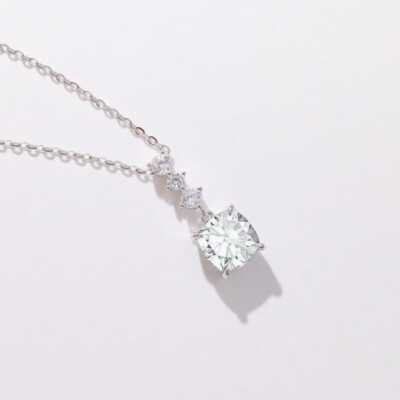 S925 Silver Zircon Necklace Female Affordable Fashion Design WOMEN JEWELRY Gift