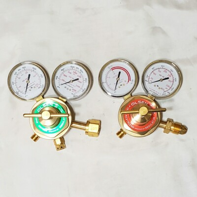 #ad Olsen Victor 450 Style Regulator Set Oxygen Acetylene Heavy Duty Welding Torch $165.00